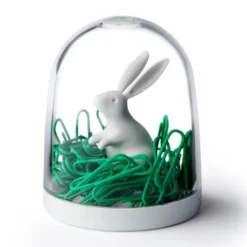 Büroklammern Spender Hase, Bunny in the Field