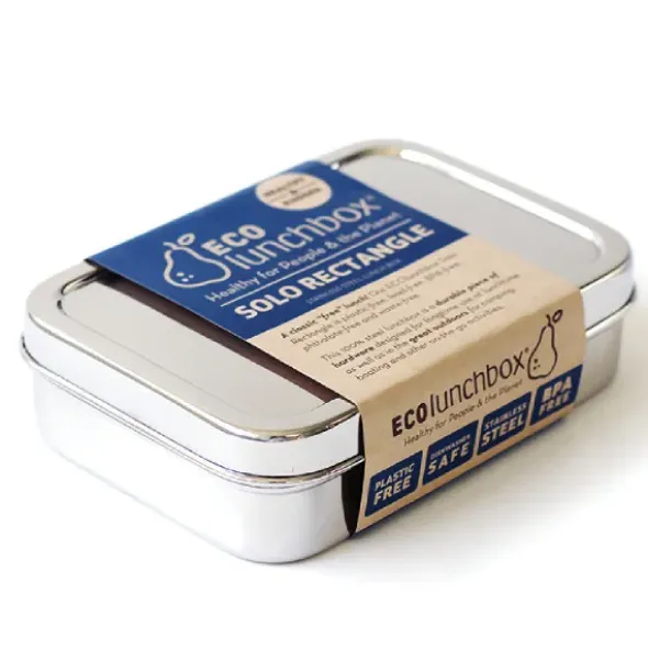 Brotdose aus Edelstahl - Solo Rectangle