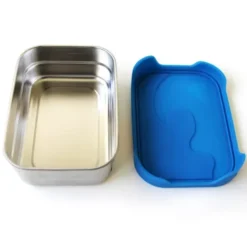 Brotdose Edelstahl mit Silikondeckel - SPLASH BOX XL 1180 ml
