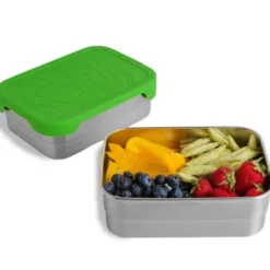 Brotdose Edelstahl mit Silikondeckel - SPLASH BOX XL 1180 ml