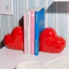 Buchstützen Herz - Buchständer Keramik LOVE