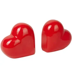 Buchstützen Herz - Buchständer Keramik LOVE