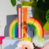 Buchstütze Regenbogen, Keramik