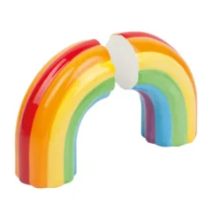 Buchstütze Regenbogen, Keramik