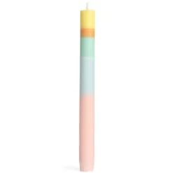 Bunte Stabkerze Baby – Eine Kerze zur Geburt