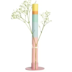 Bunte Stabkerze Baby – Eine Kerze zur Geburt
