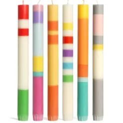 Bunte Stabkerze FÜR DICH – Ein Mitbrignsel
