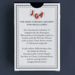 Chaoskarten Junggesellenabschied - 50 Aufgabenkarten