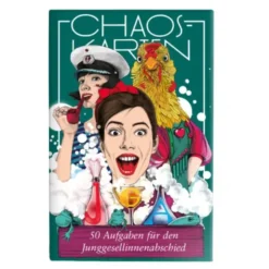 Chaoskarten Junggesellinnenabschied - 50 Aufgabenkarten