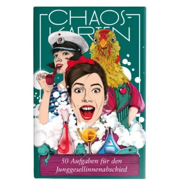 Chaoskarten Junggesellinnenabschied - 50 Aufgabenkarten