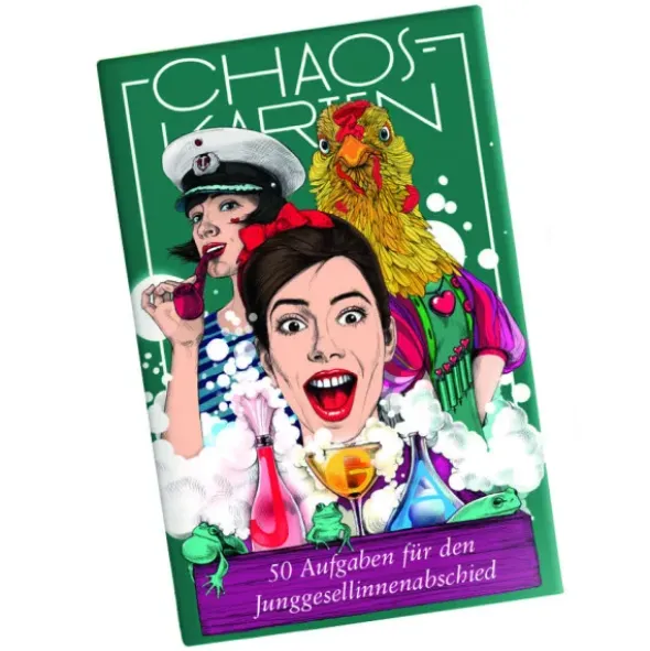 Chaoskarten Junggesellinnenabschied - 50 Aufgabenkarten