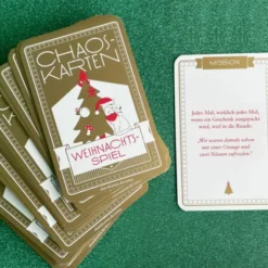 Chaoskarten Weihnachtsfeier - Weihnachtsspiel 51 Missionen