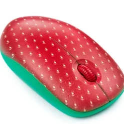 Computermaus Erdbeere, kabellos