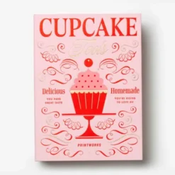 Cupcake Set im Aufbewahrungsbuch 17-teilig – Backzubehör für Muffins & Cupcakes