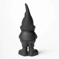 Dekofigur Zwerg schwarz mit goldenem Herz 12 cm