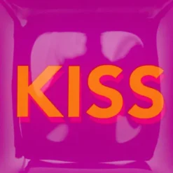 Dekoteller für Schmuck & Schlüssel "KISS" – eckiger Glasteller