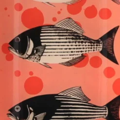 Dekoteller für Schmuck & Schlüssel Fische – eckiger Glasteller