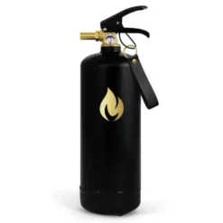 Design Feuerlöscher 2 kg, classic schwarz-gold