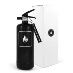 Design Feuerlöscher 2 kg, classic schwarz-silber