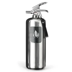 Design Feuerlöscher 2 kg Edelstahl, steel edition