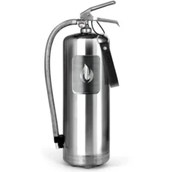 Design Feuerlöscher 6 kg Edelstahl, steel edition