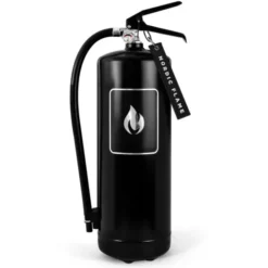 Design Feuerlöscher 6 kg, schwarz