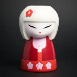 Design Vase / Organizer rot - Vase im japanischen Stil, 15 cm