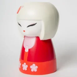 Design Vase / Organizer rot - Vase im japanischen Stil, 15 cm