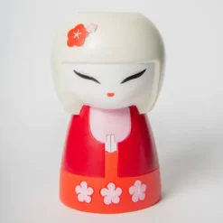 Design Vase / Organizer rot - Vase im japanischen Stil, 15 cm