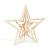 3D Holzstern / Weihnachtsstern 9 cm