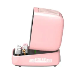 DitooPro - LED Lautsprecher, Game-Konsole, Wecker, Pixel Art, Radio - rosa