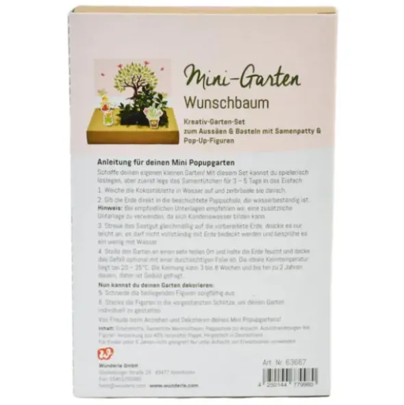 DIY Mini-Garten zum Anzüchten - Wunschbaum
