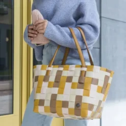 Einkaufstasche / Shopper COLOR BLOCK - honey mix