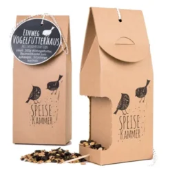Einweg Vogelfutterhaus Speisekammer mit Spenderfunktion