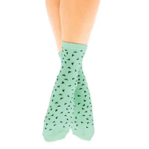 Eiscreme Socken Minze – Socken in Eisbecher Verpackung