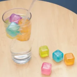 Eiswürfel ICE CUBES - Kunststoff bunt, wiederverwendbar, 30 Stück