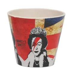 Espressotasse mit Königin aus Kunststoff - Espressobecher bunt, Lizzy Stardust