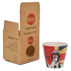 Espressotasse mit Königin aus Kunststoff - Espressobecher bunt, Lizzy Stardust