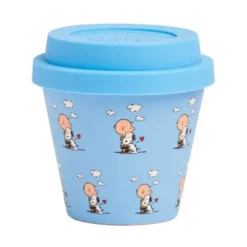Espressotasse Snoopy aus Kunststoff - Peanuts Espressobecher blau