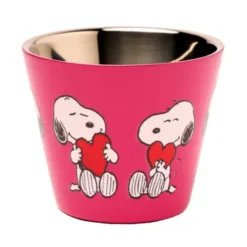 Espressotasse Snoopy / Peanuts Liebe, Edelstahl doppelwandig