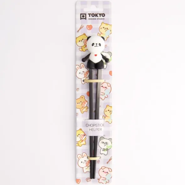 Essstäbchen für Kinder mit Haltehilfe, Pandabär