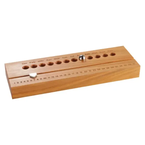 Ewiger Kalender - Kirschholz