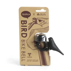 Fahrradklingel Bird Bike Bell, schwarz