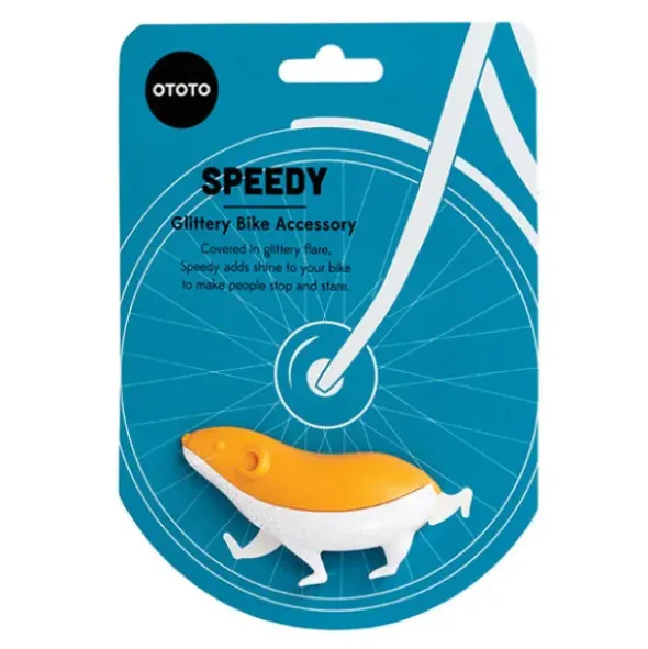 Fahrradspeichen Hamster SPEEDY - mit Glitzerbauch