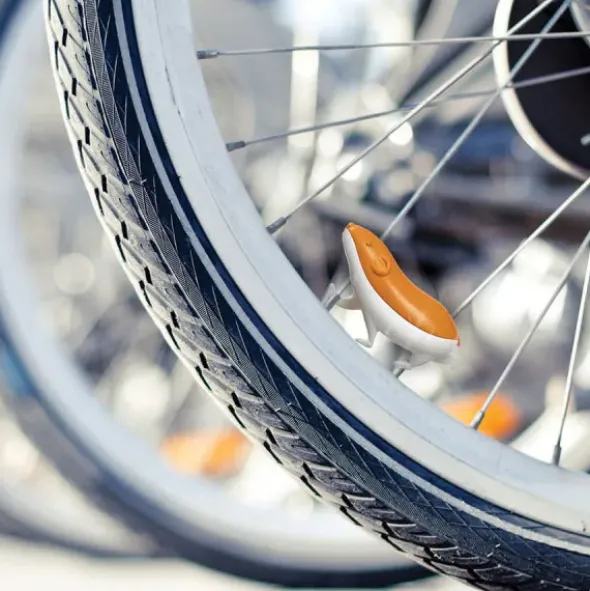 Fahrradspeichen Hamster SPEEDY - mit Glitzerbauch