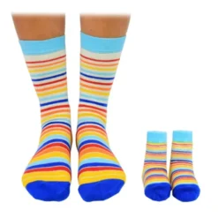 Familiensocken - Mummy and me Ringelsocken - Socken Mutter, Kind (2 Sockenpaare)