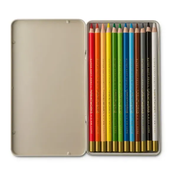 Farbstifte 12er Set in Metallbox COLOUR