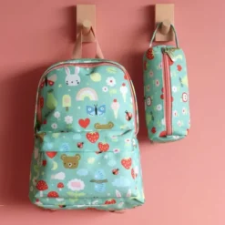 Federmäppchen Kinder mit Waldmotiv & Trageschlaufe - Stiftemäppchen JOY 20 x 8 cm