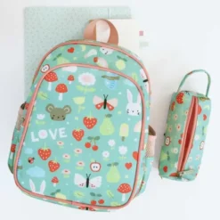 Federmäppchen Kinder mit Waldmotiv & Trageschlaufe - Stiftemäppchen JOY 20 x 8 cm