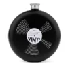 Flachmann im Schallplatten-Style - schwarz, 240ml